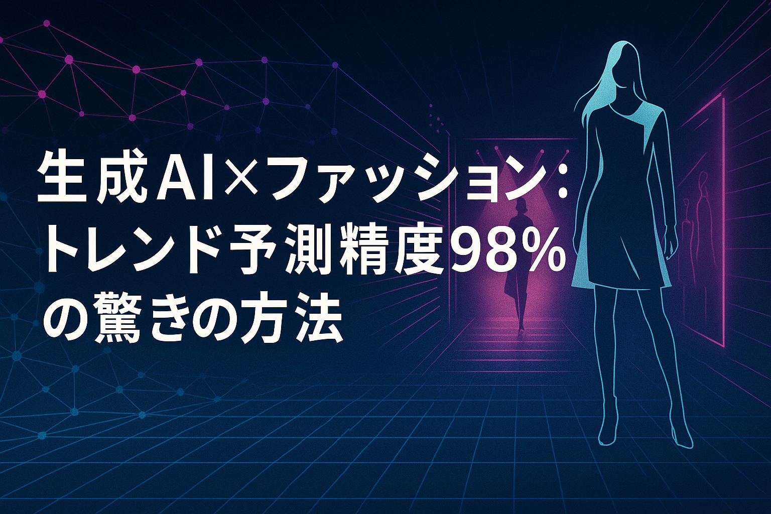 生成AI×ファッション：トレンド予測精度98%の驚きの方法