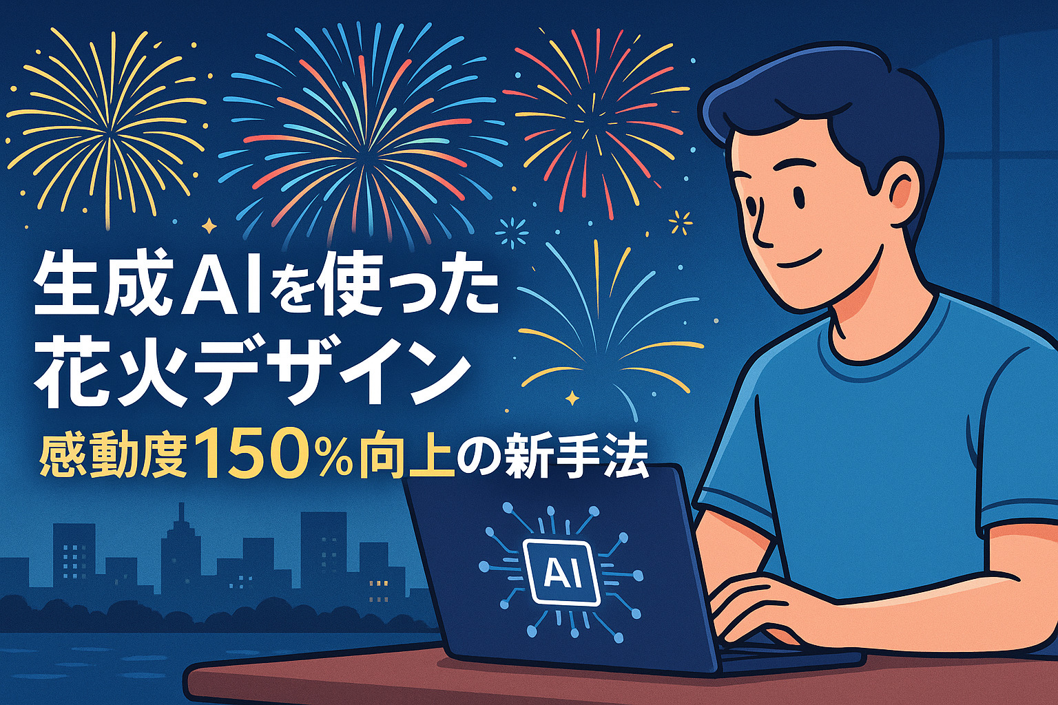 生成AIを使った花火デザイン：感動度150%向上の新手法