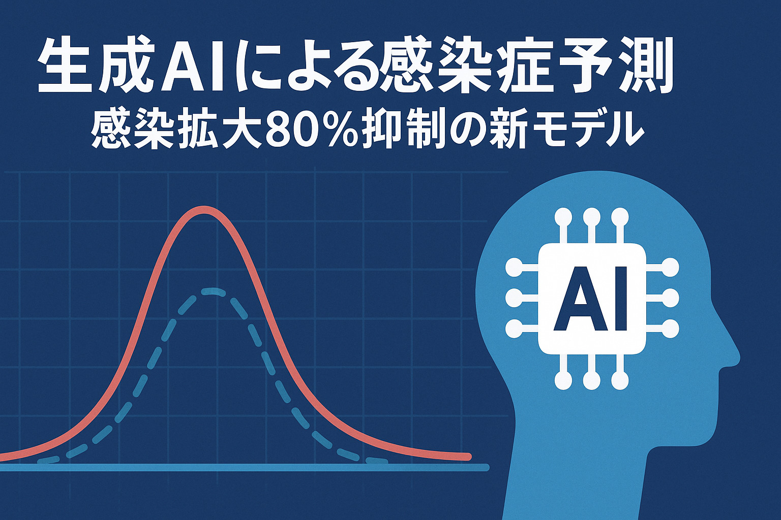 生成AIによる感染症予測：感染拡大80%抑制の新モデル