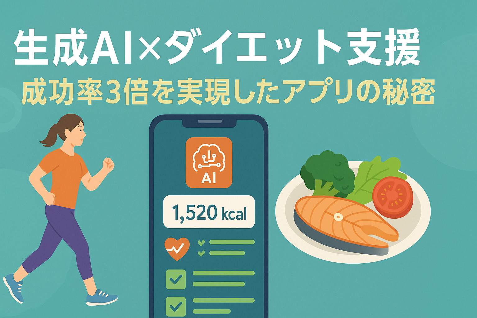 生成AI×ダイエット支援：成功率3倍を実現したアプリの秘密