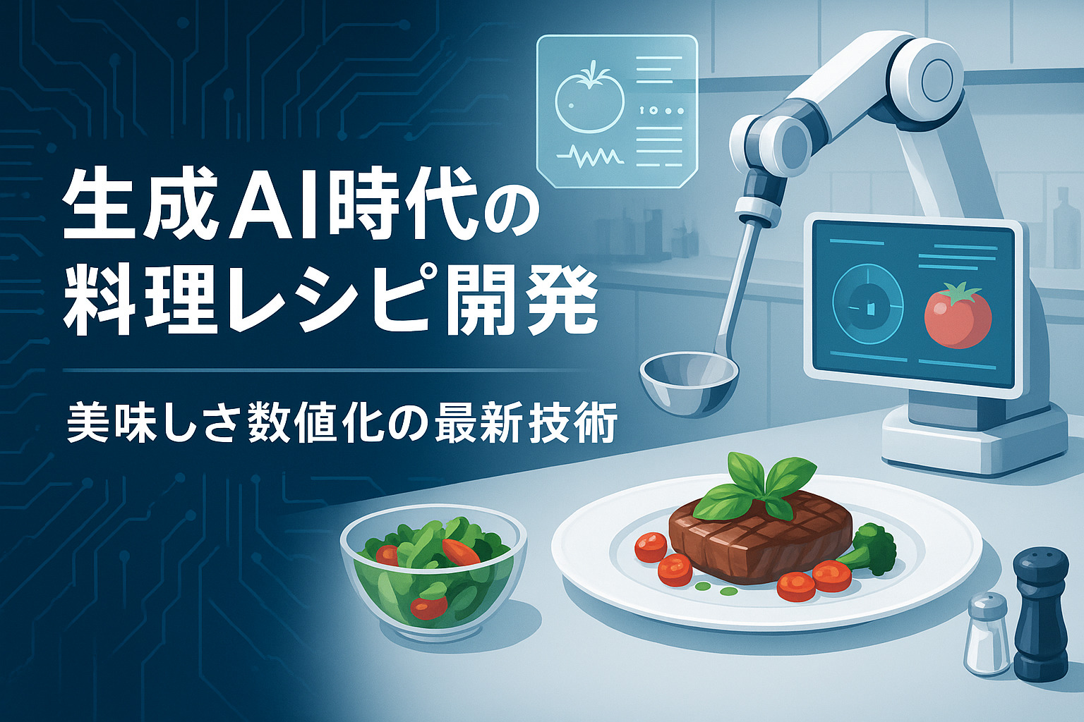 生成AI時代の料理レシピ開発：美味しさ数値化の最新技術