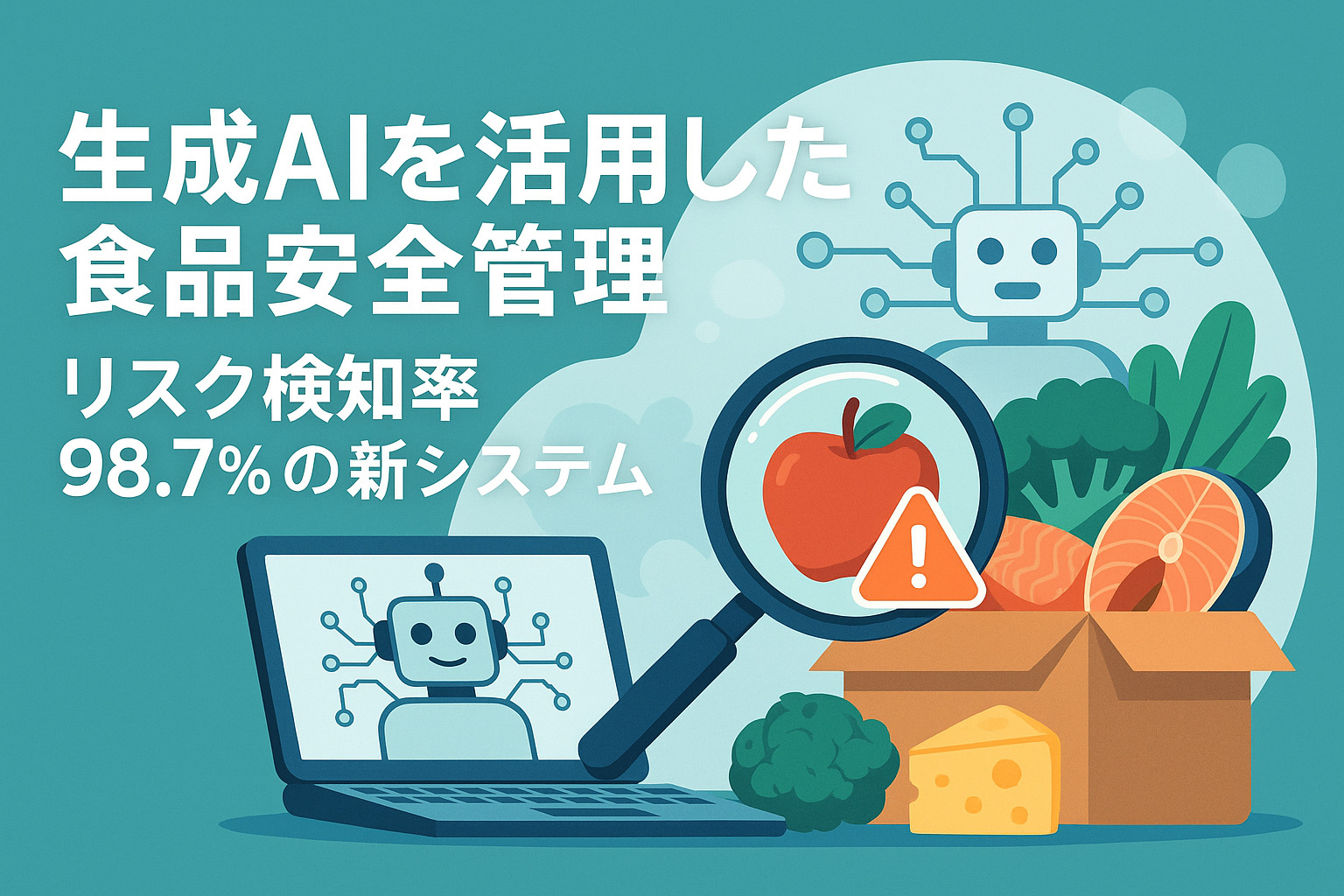 生成AIを活用した食品安全管理：リスク検知率98.7%の新システム