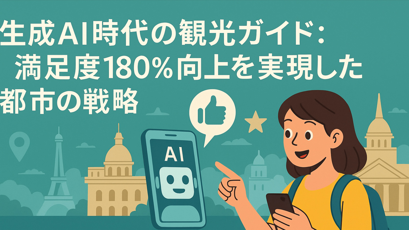 生成AI時代の観光ガイド：満足度180%向上を実現した都市の戦略