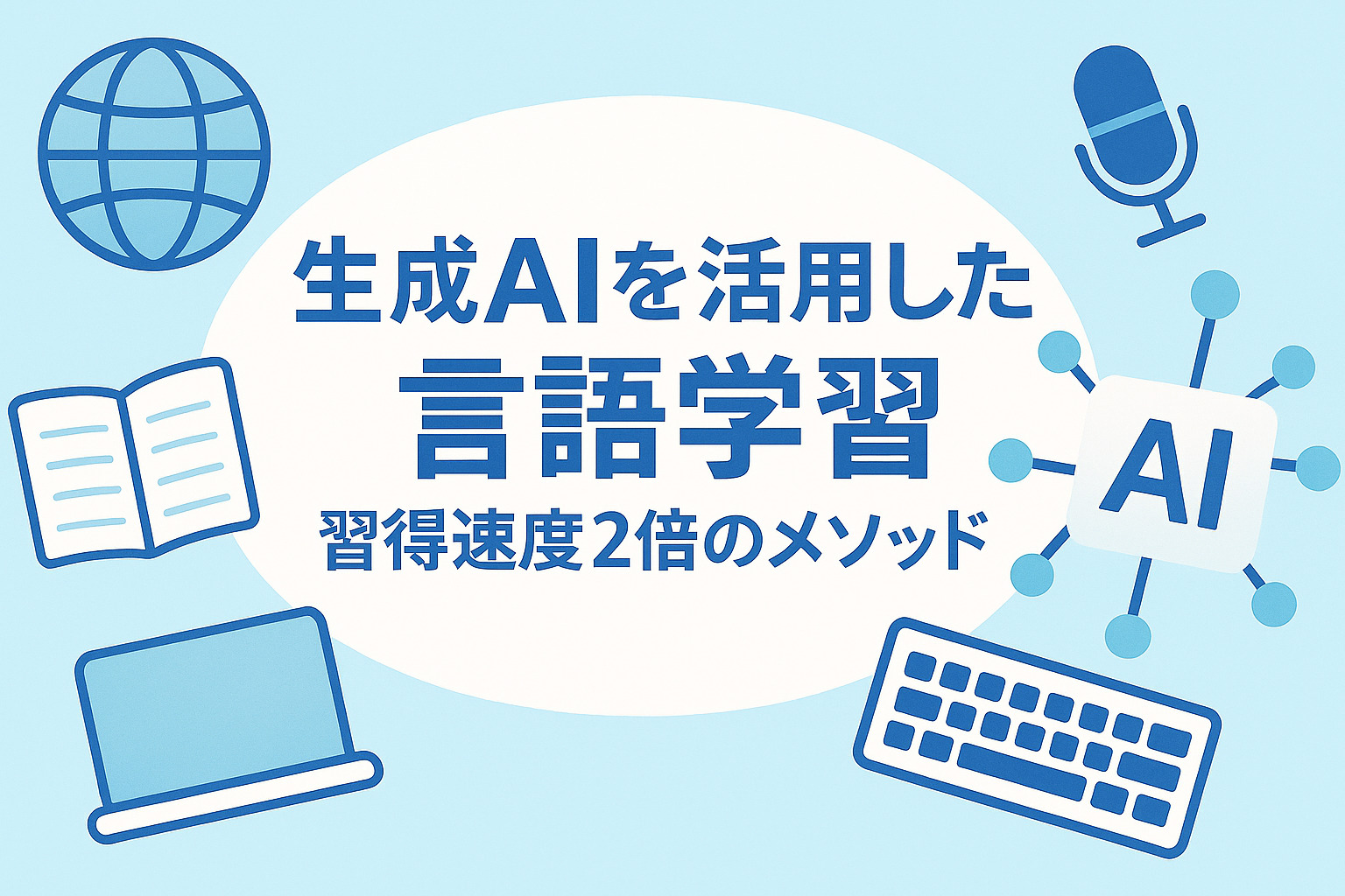生成AIを活用した言語学習：習得速度2倍のメソッド