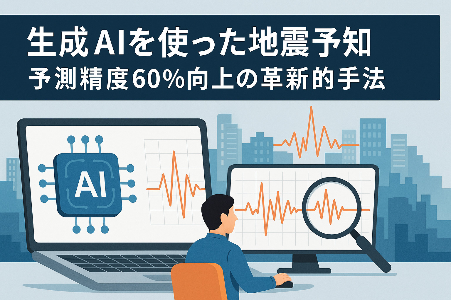 生成AIを使った地震予知：予測精度60%向上の革新的手法