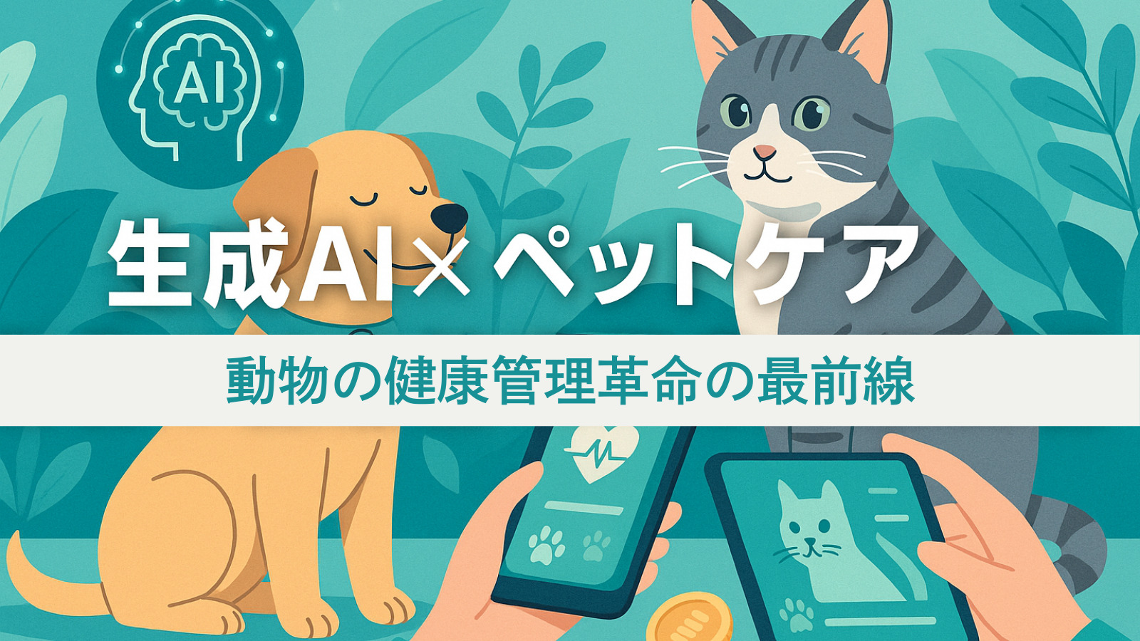 生成AI×ペットケア：動物の健康管理革命の最前線