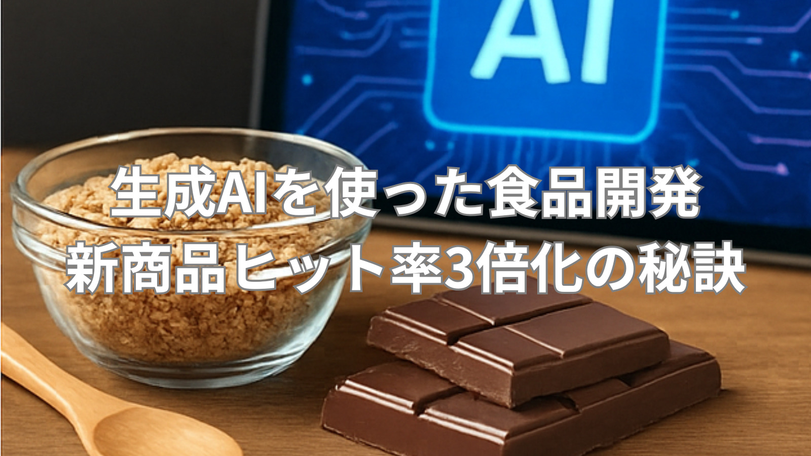 生成AIを使った食品開発：新商品ヒット率3倍化の秘訣